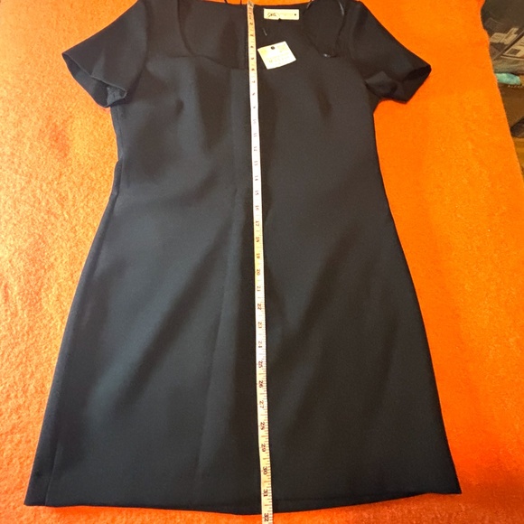 Zara black short sleeve mini dress made in Europe NWT - Picture 11 of 16
